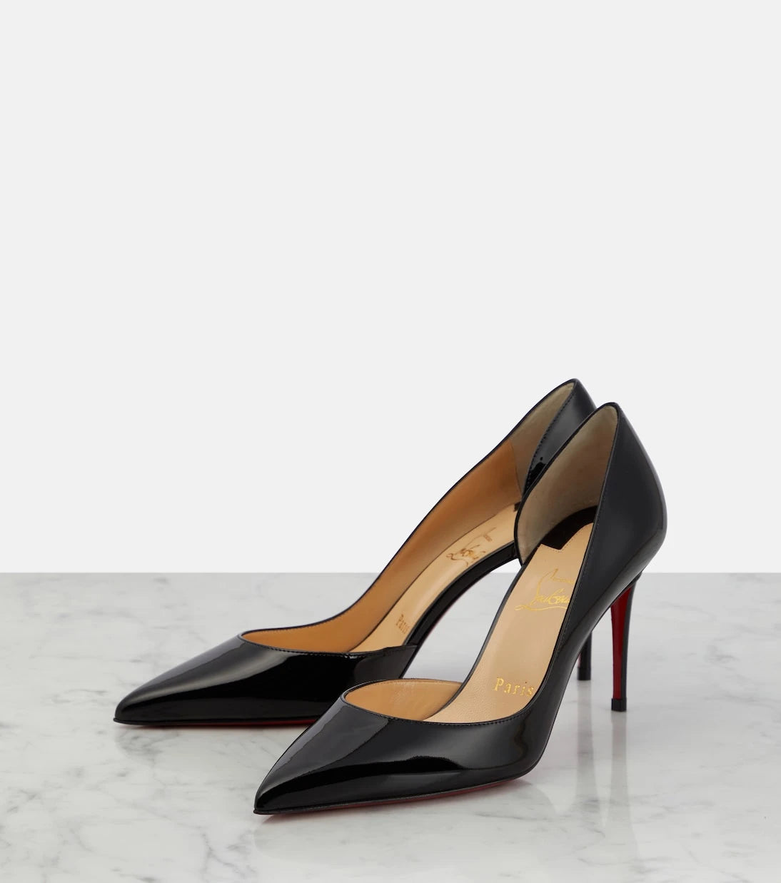 Christian Louboutin - Iriza 85 patent leather pumps