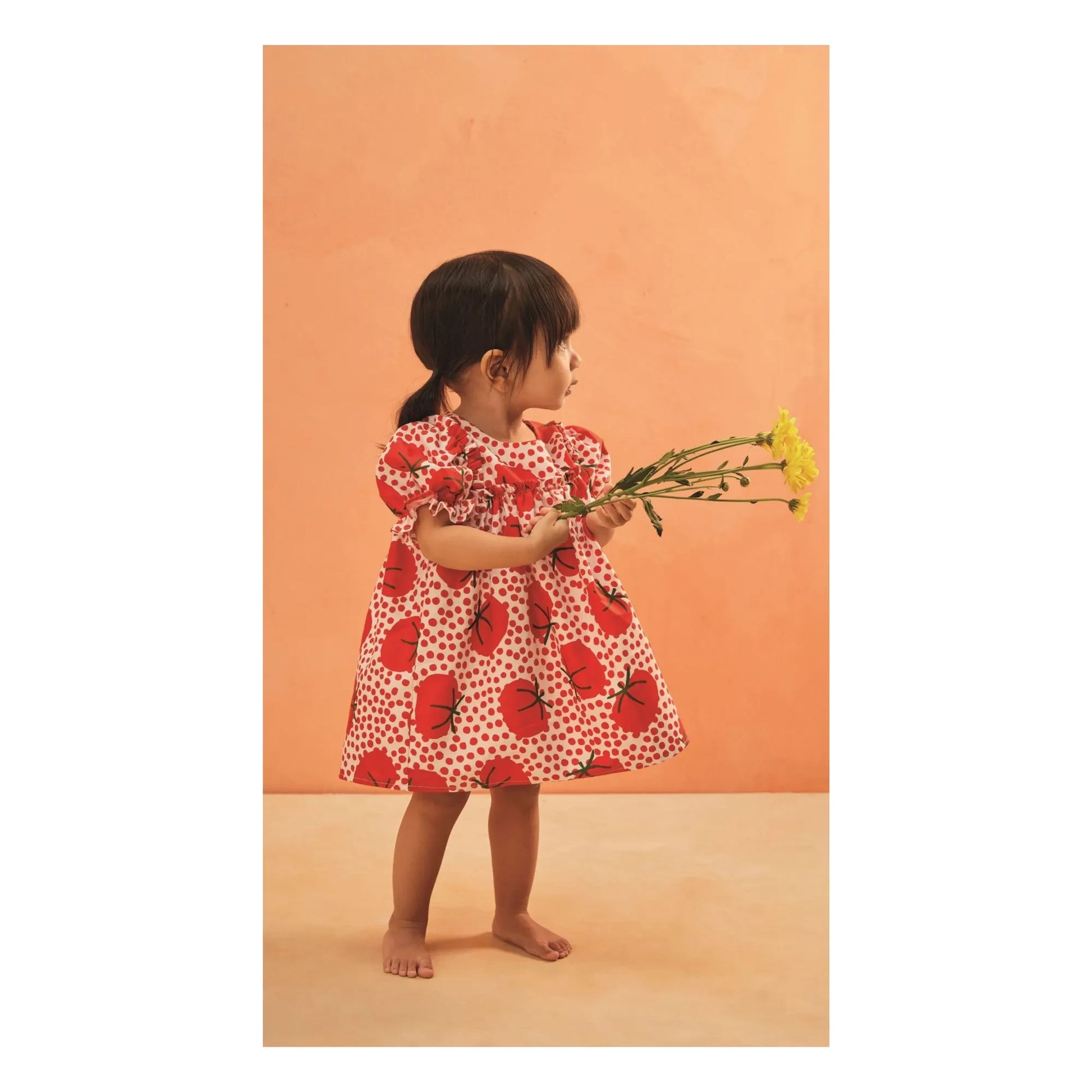 Fabula - Tomato and pea romper | Red