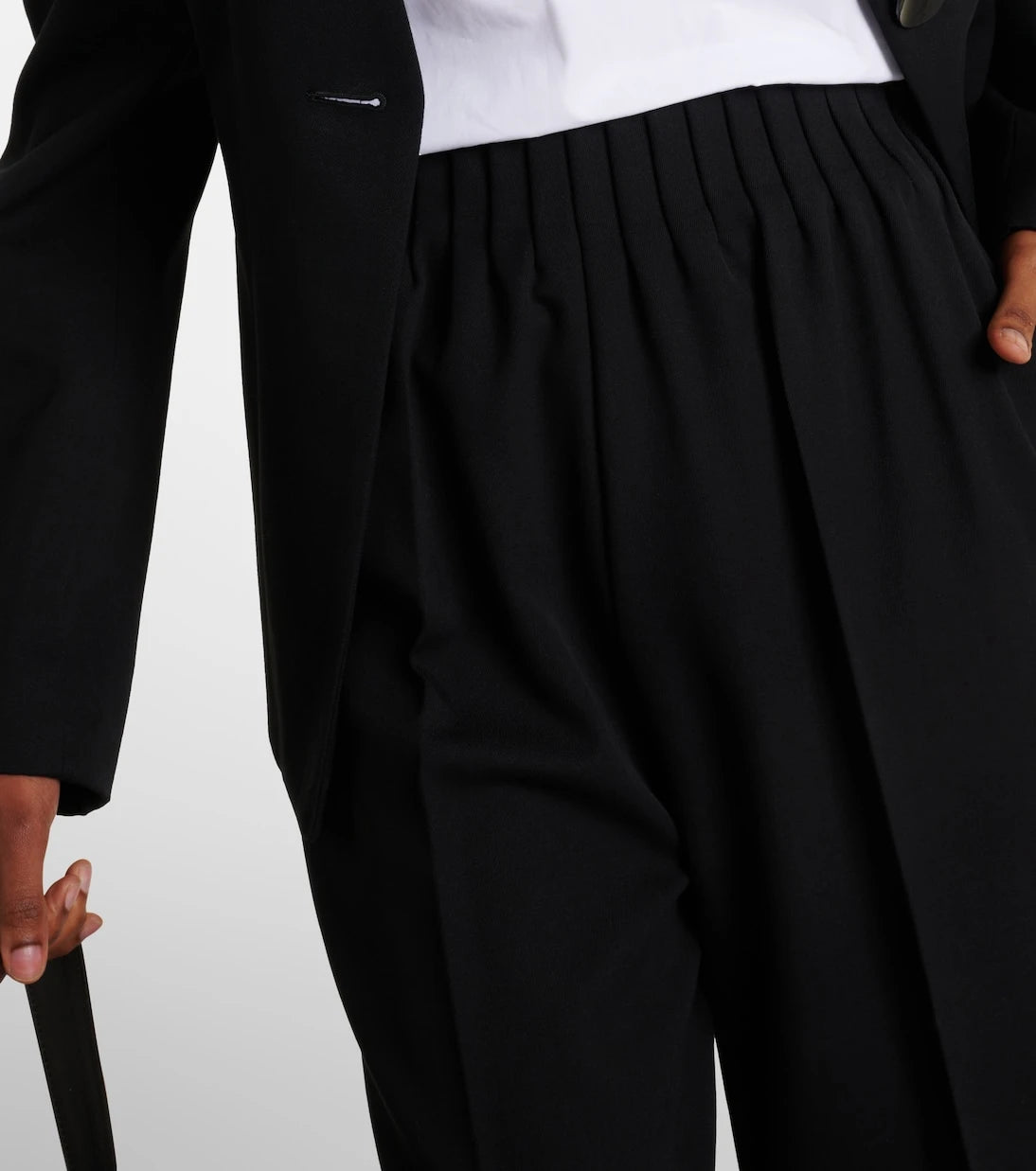 Fforme - Maud cotton and linen wide-leg pants