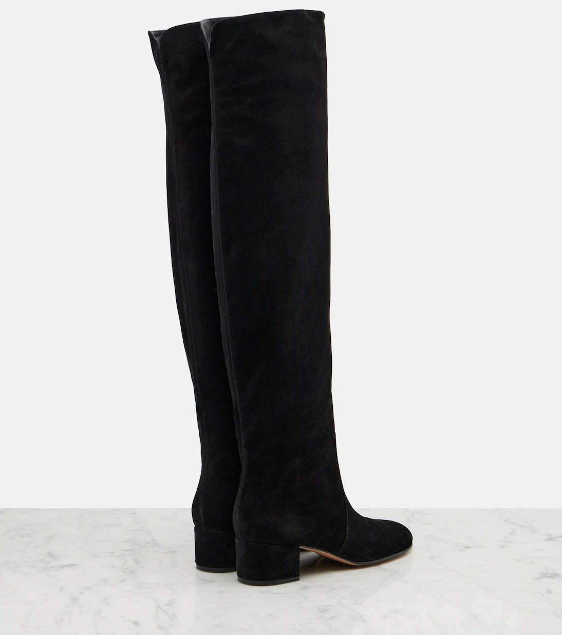 Gianvito Rossi - Suede knee-high boots