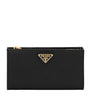 Prada Black Large Saffiano Leather Bifold Wallet