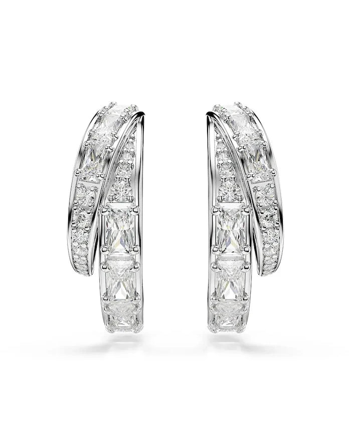 Swarovski metal kadın küpe, zirkonlu VIENNA
