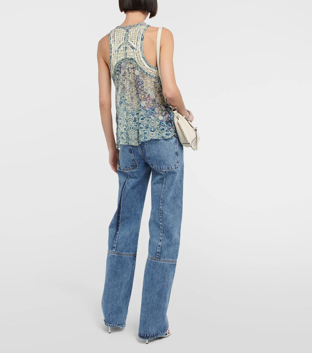 Isabel Marant - Onyle printed silk chiffon top