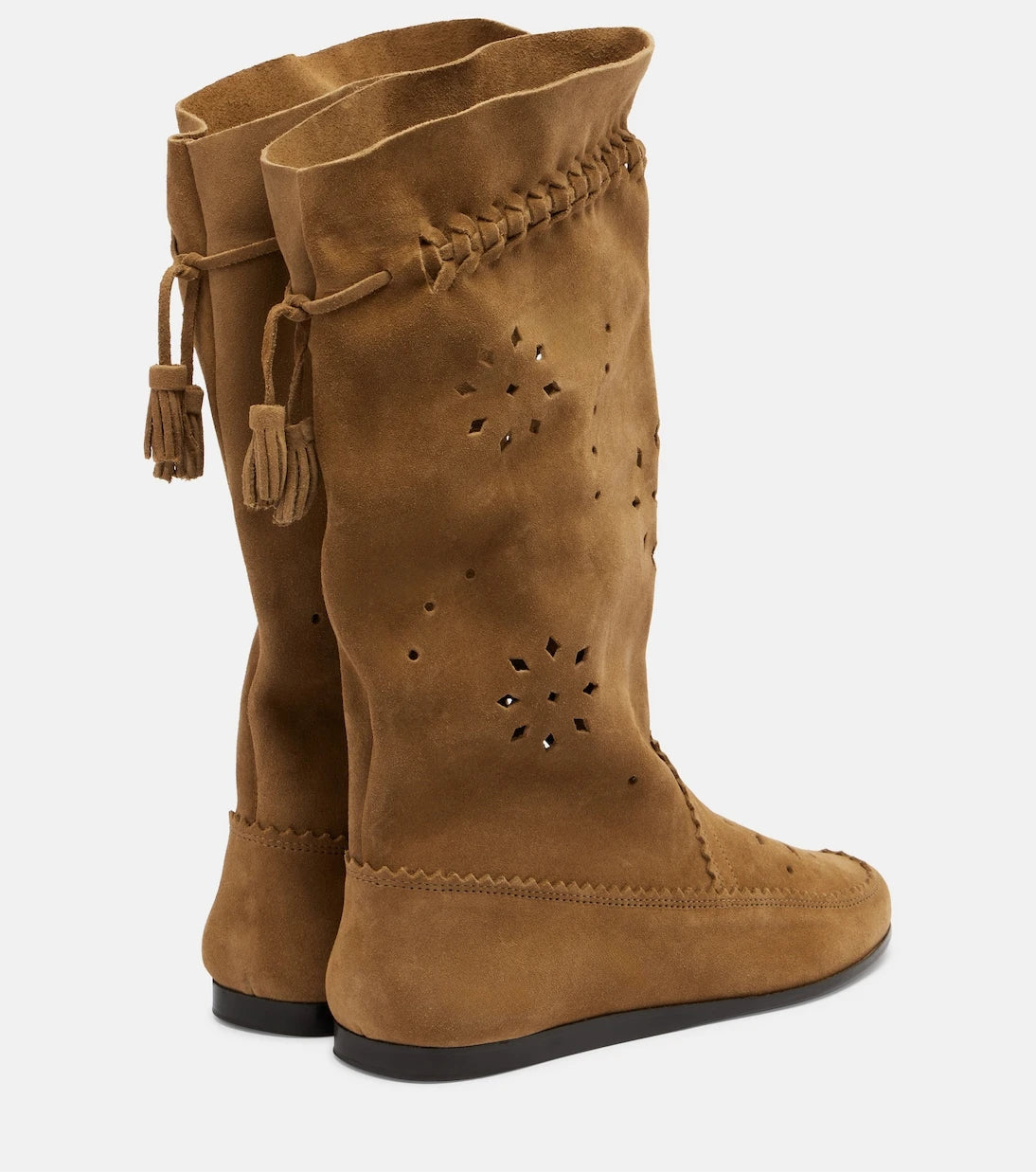 Isabel Marant - Welky laser-cut suede mid-calf boots