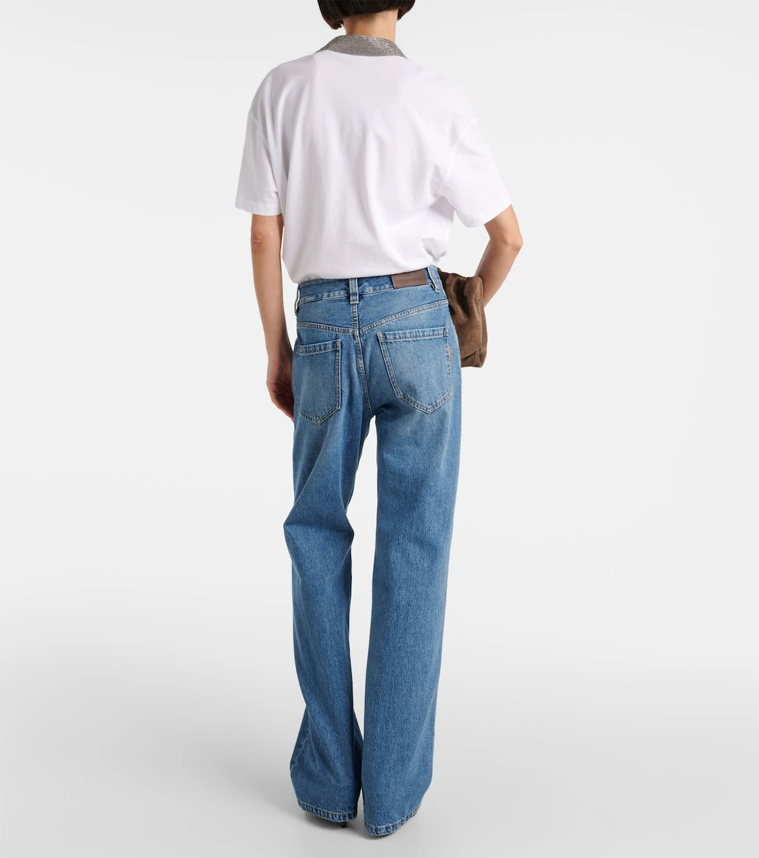 Brunello Cucinelli - Mid-rise wide-leg jeans