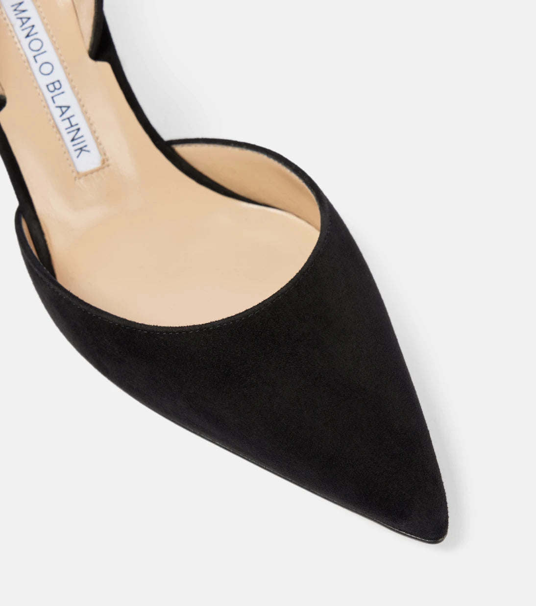 Manolo Blahnik - Carolyne 70 suede slingback pumps
