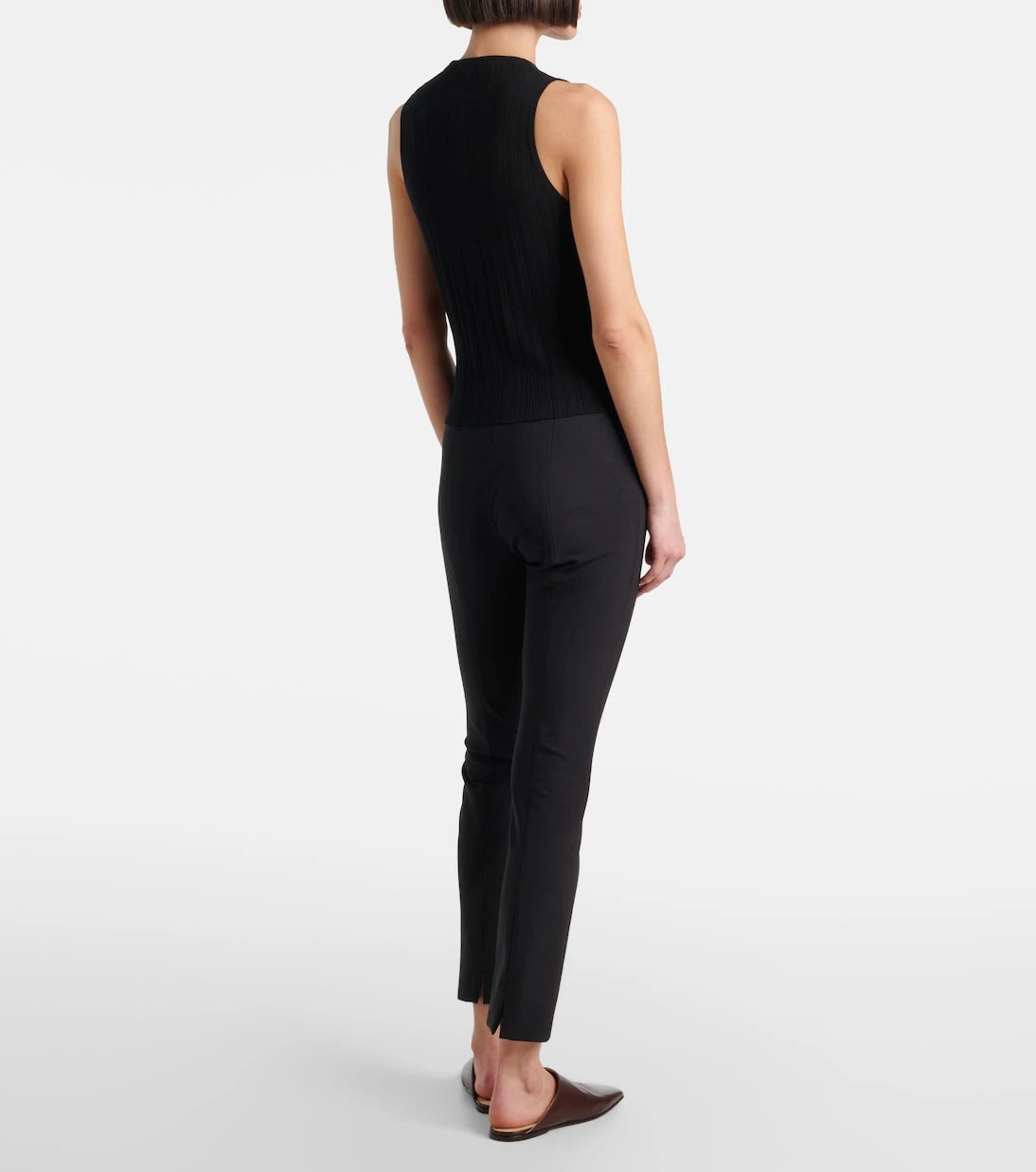 Vince - Ribbed-knit cotton top