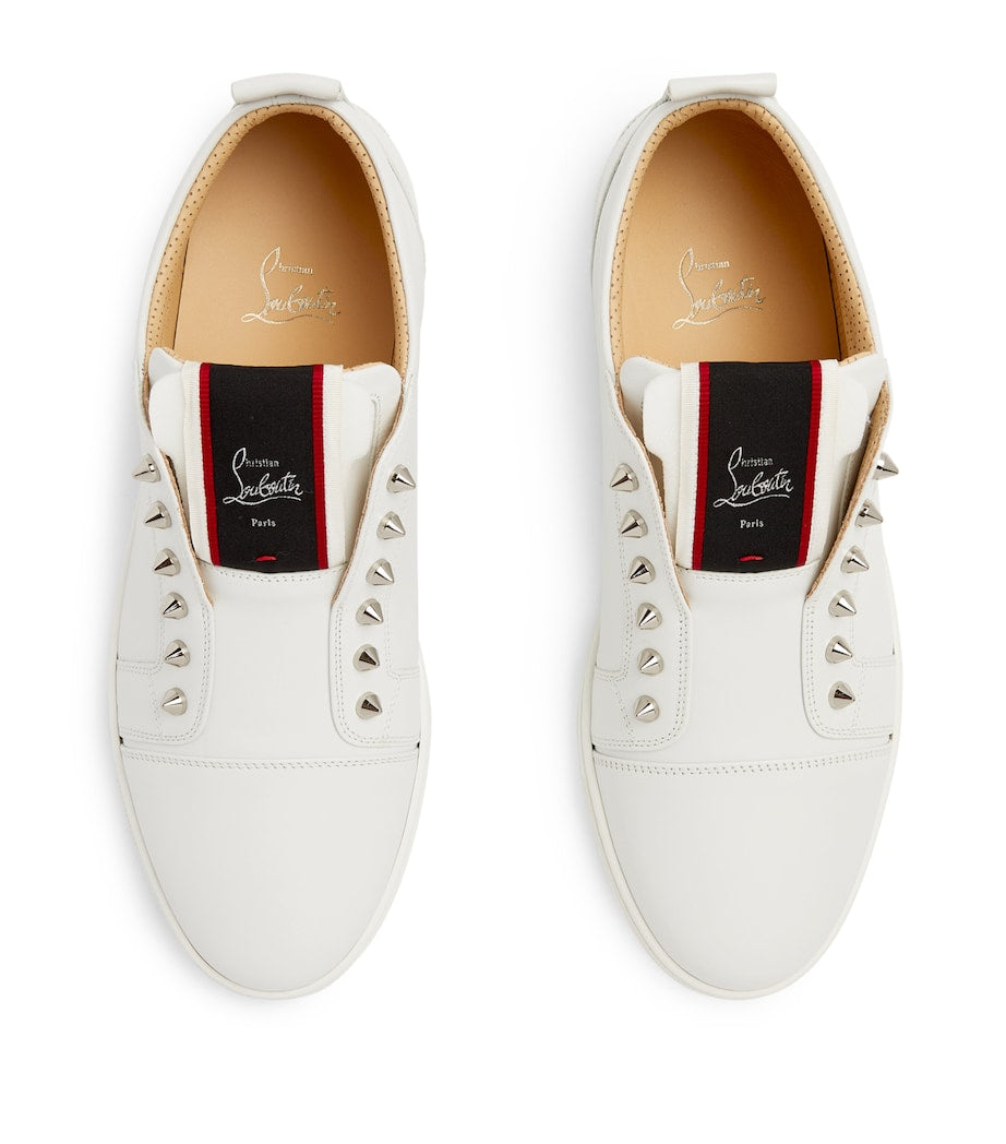 Christian Louboutin F.A.V Fique A Vontade Calfskin Sneakers