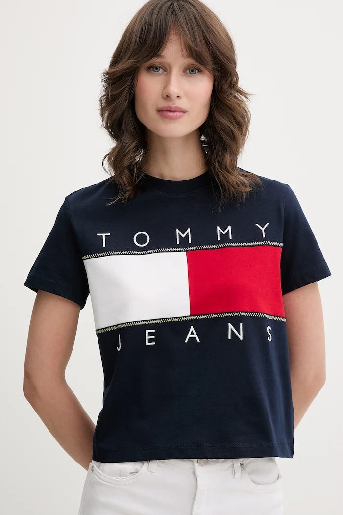 Tommy Jeans тениска дамска от памук