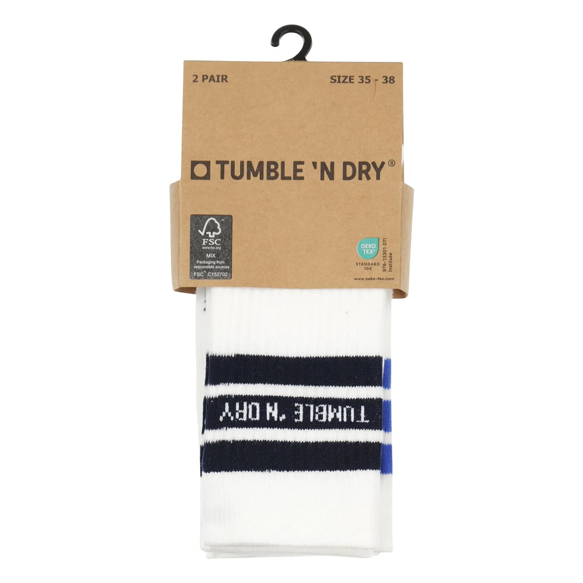 Tumble N'Dry - Set of 2 Socks | Blue
