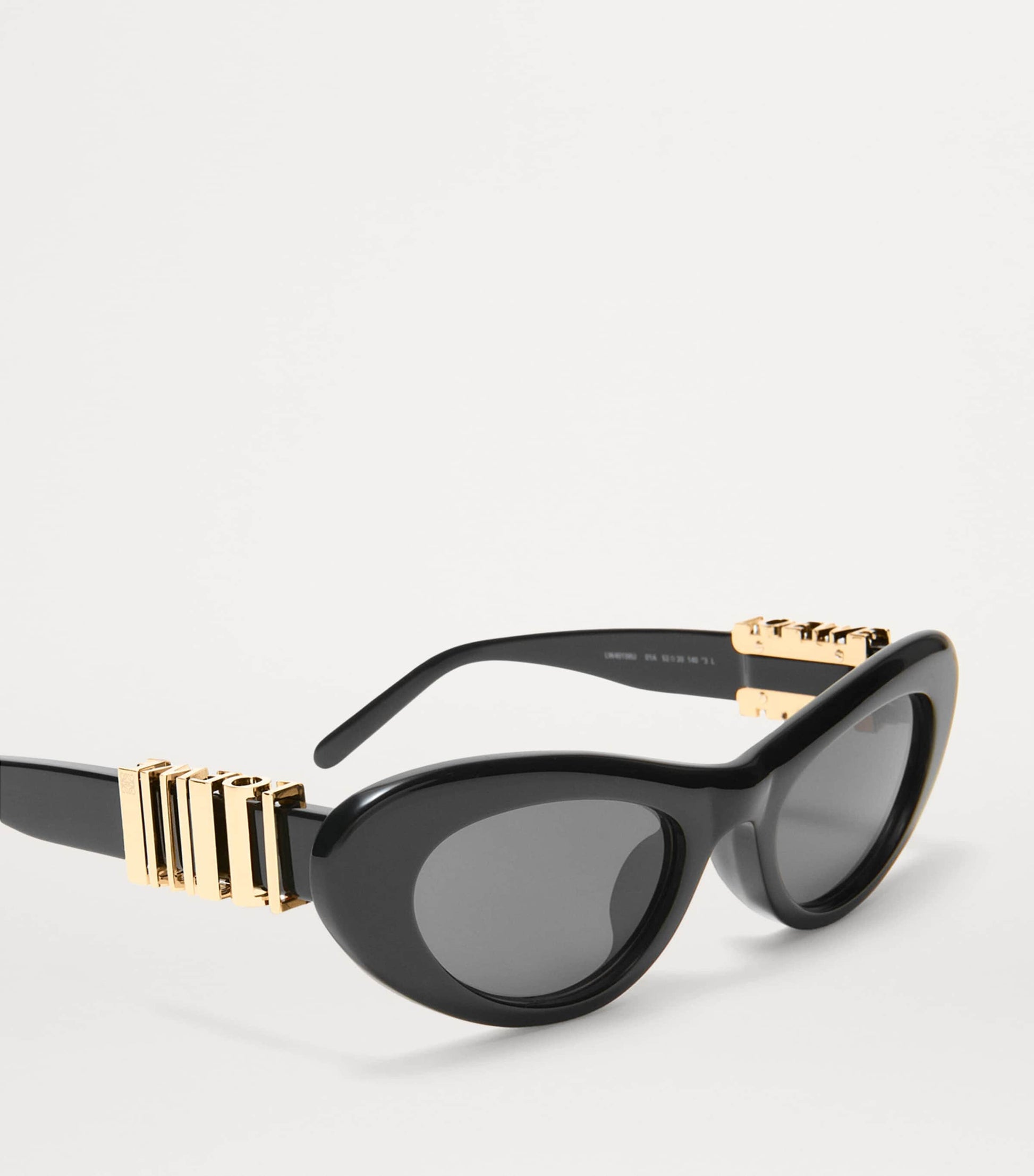 Black Acetate Cocktail Cat-Eye Sunglasses