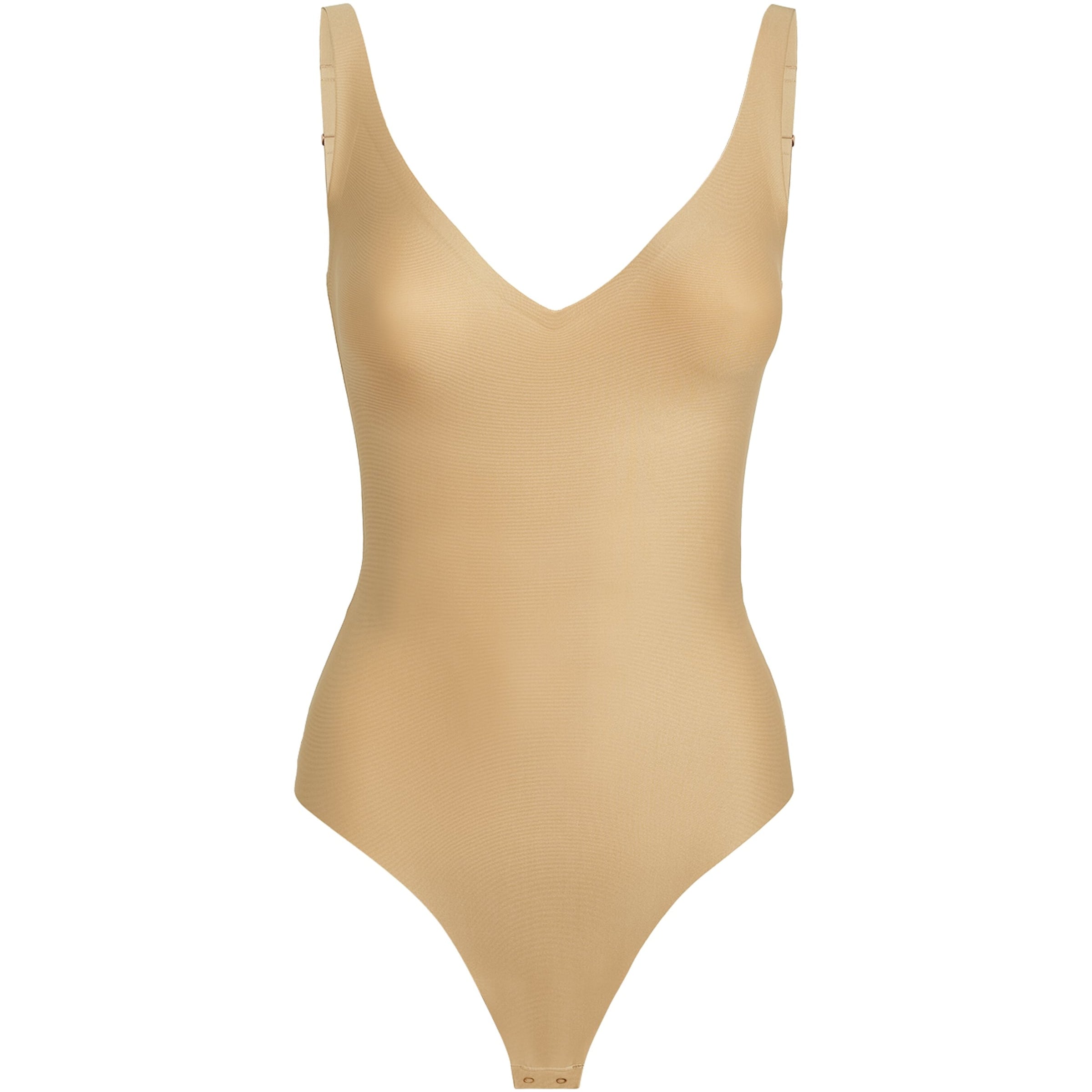 Nude Plunge Bodysuit