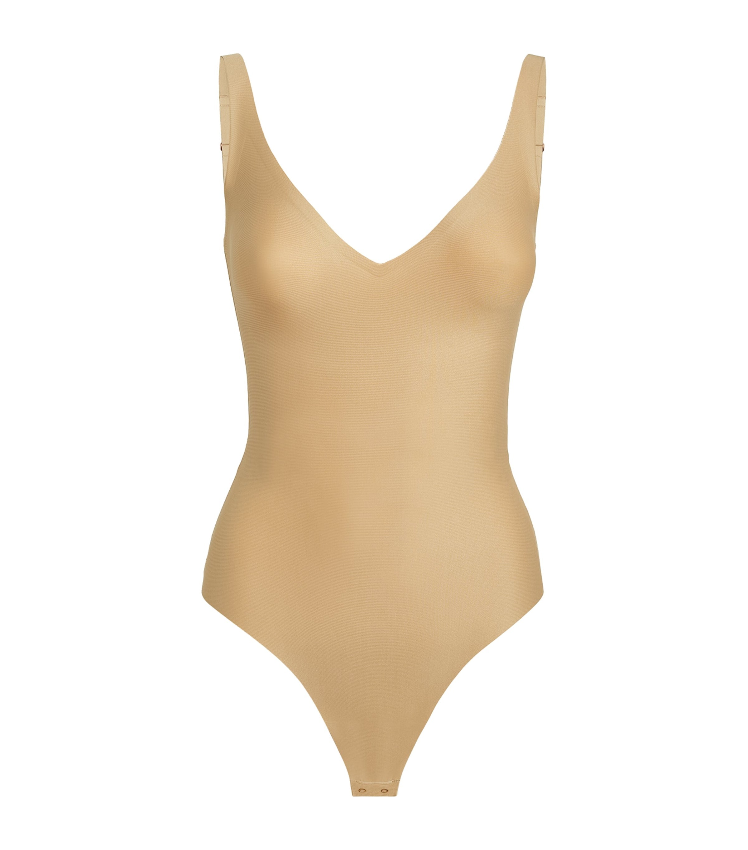 Nude Plunge Bodysuit