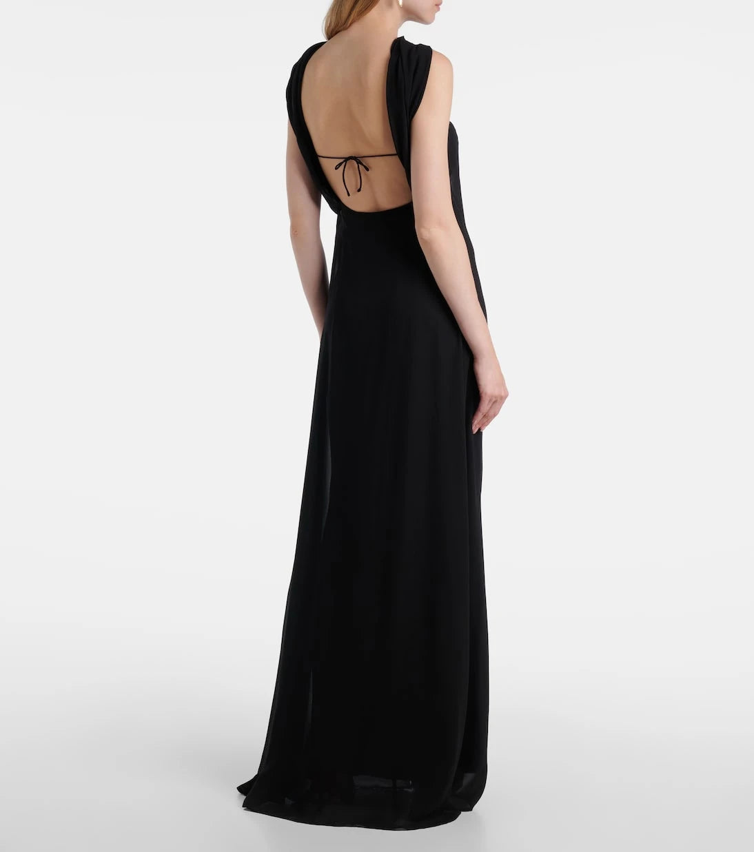 Christopher Esber - Reverse draped silk gown