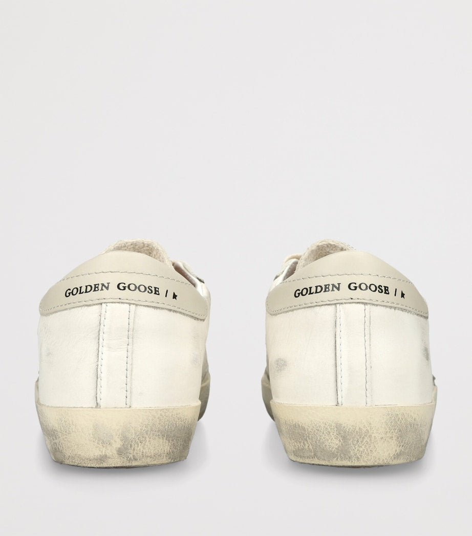 White Leather Super-Star Sneakers