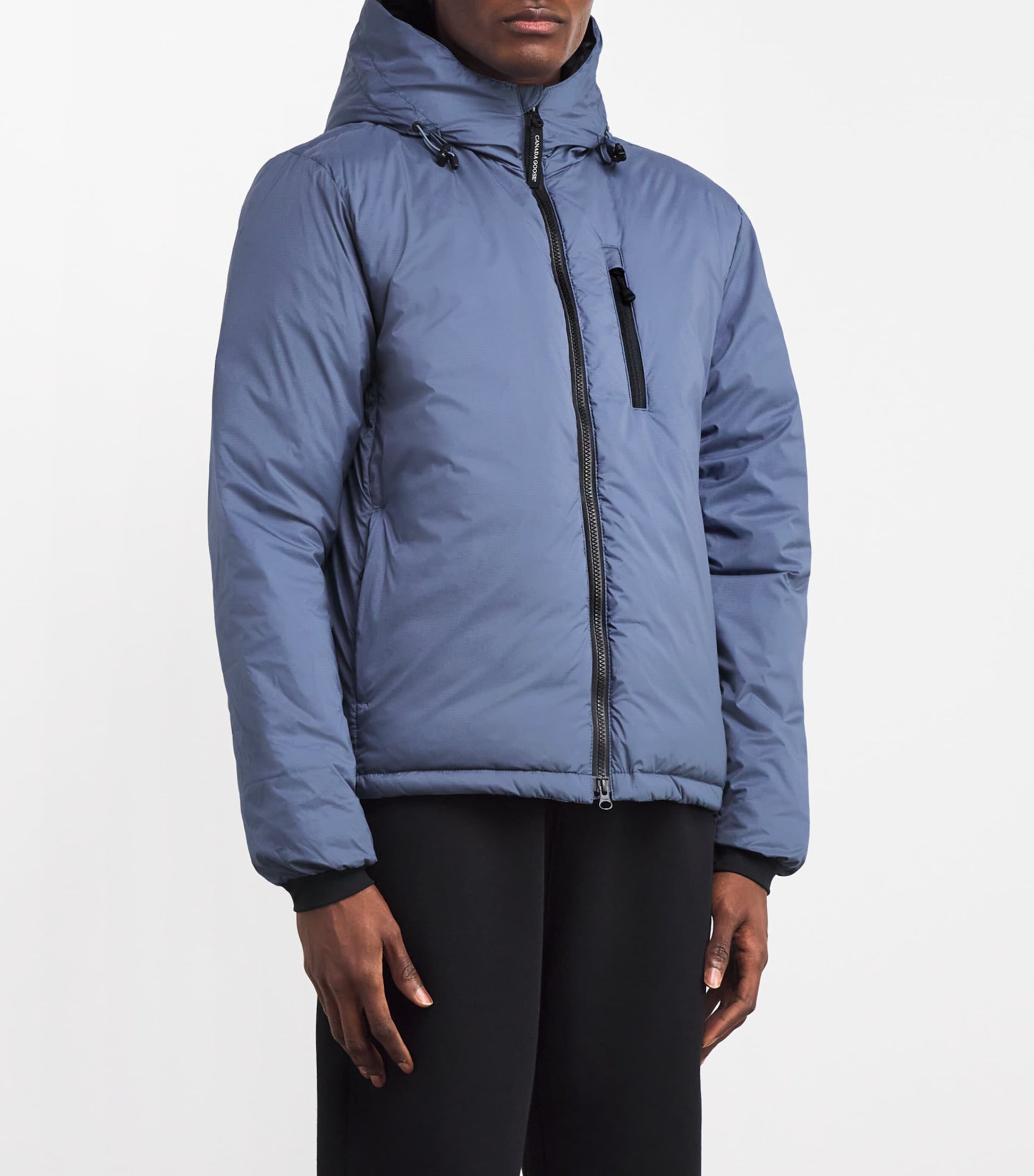 Blue Hooded Lodge Coat