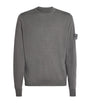 Stone Island Grey Wool Ghost Sweater