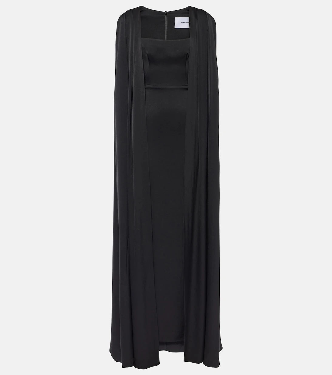 Alex Perry - Caped satin crêpe gown