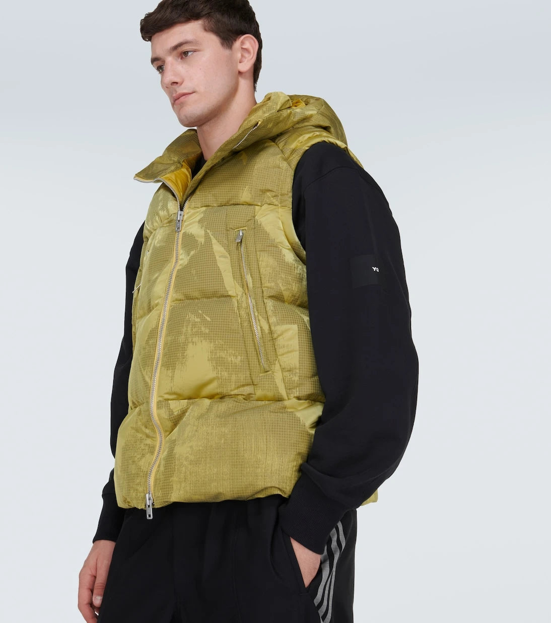 Y-3 - Trompe-l'œil down vest