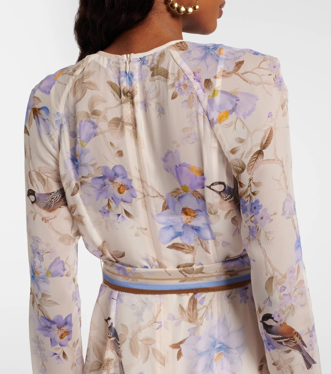 Zimmermann - Luna belted floral maxi dress