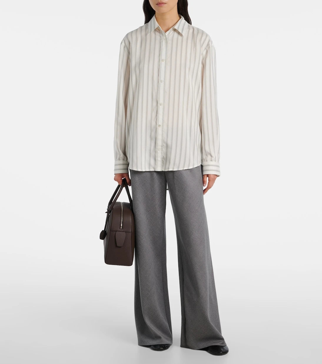 The Row - India 12 leather tote bag