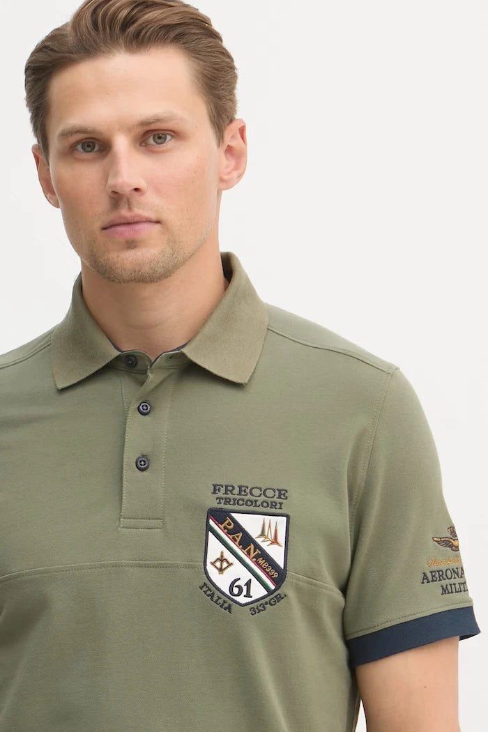 Aeronautica Militare Yakalı Tişört