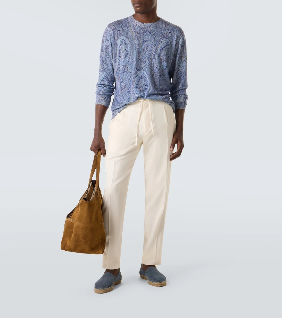 Etro - Paisley silk and cashmere sweater