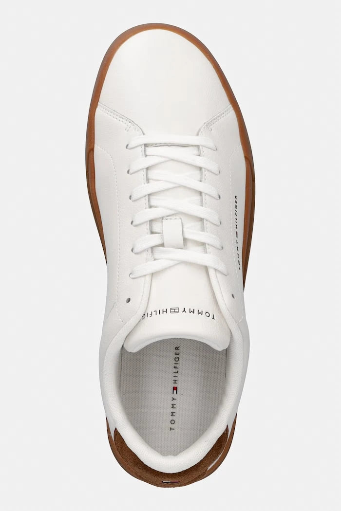Tommy Hilfiger TH COURT LTH DETAIL Erkek Deri Spor Ayakkabı