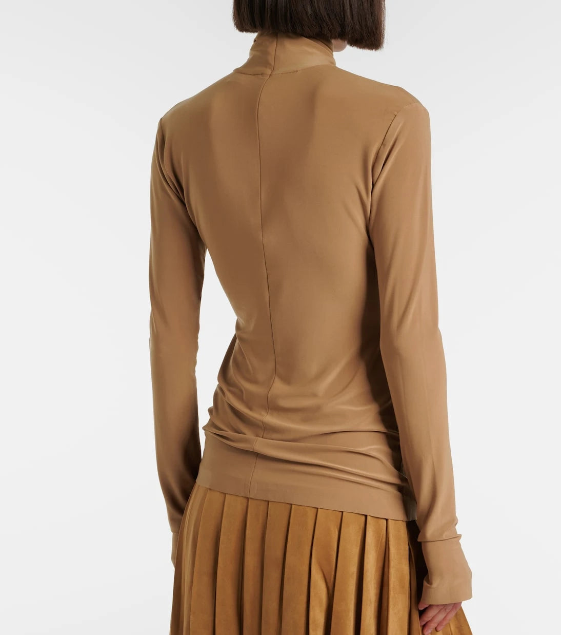 Norma Kamali - Jersey turtleneck top