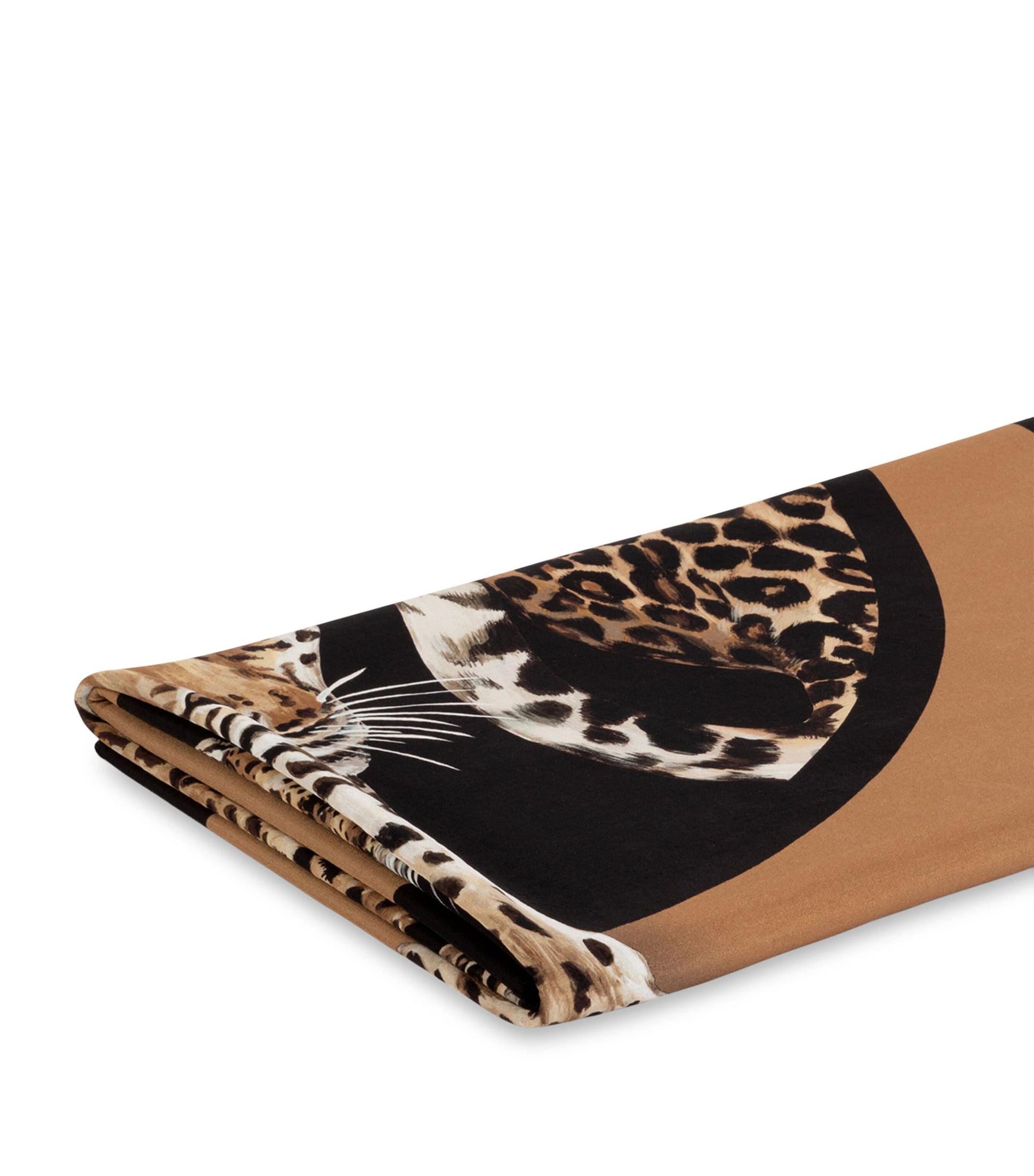 Dolce & Gabbana Casa Silk-Wool Leopard Throw (140cm x 180cm)