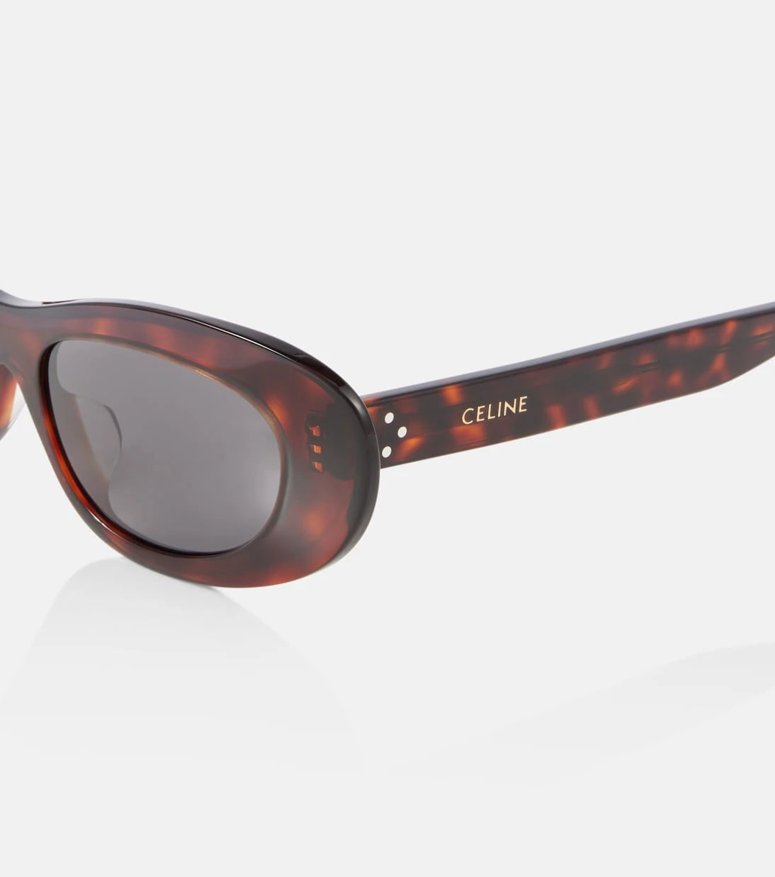 Celine Eyewear - Bold 3 Dots oval sunglasses
