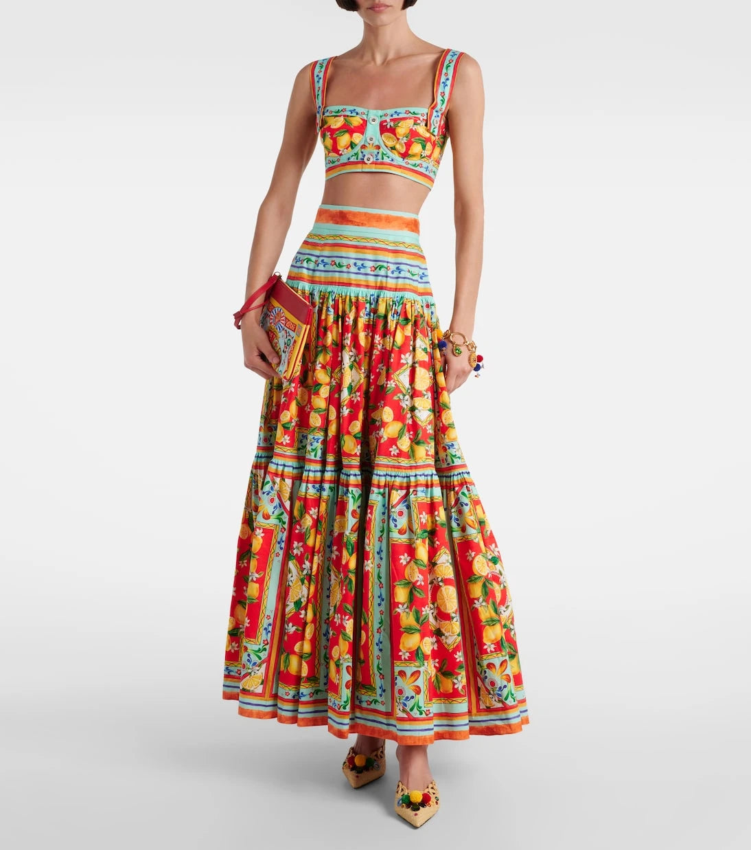 Dolce&Gabbana - Printed bra top
