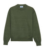 Green Re-Cashmere Crewneck Sweater