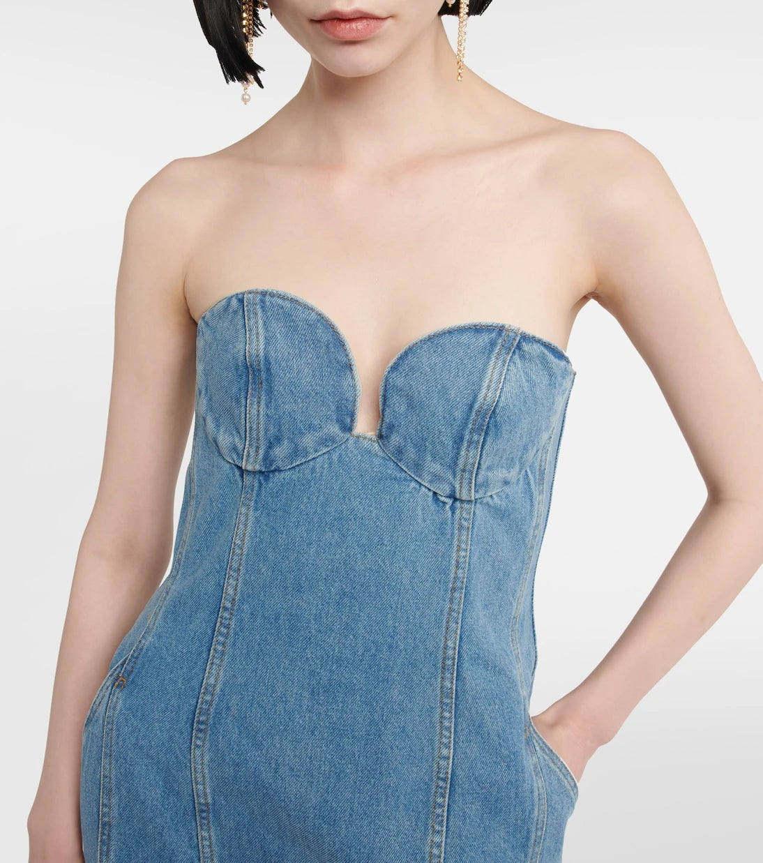 Magda Butrym - Denim midi dress