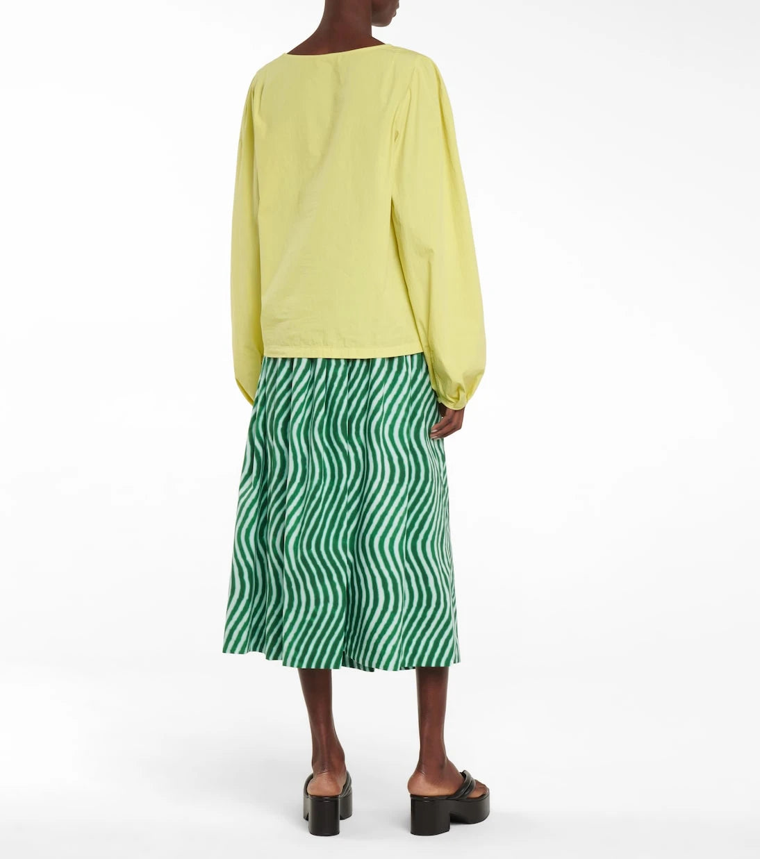 Dries Van Noten - Cotton poplin-blend top