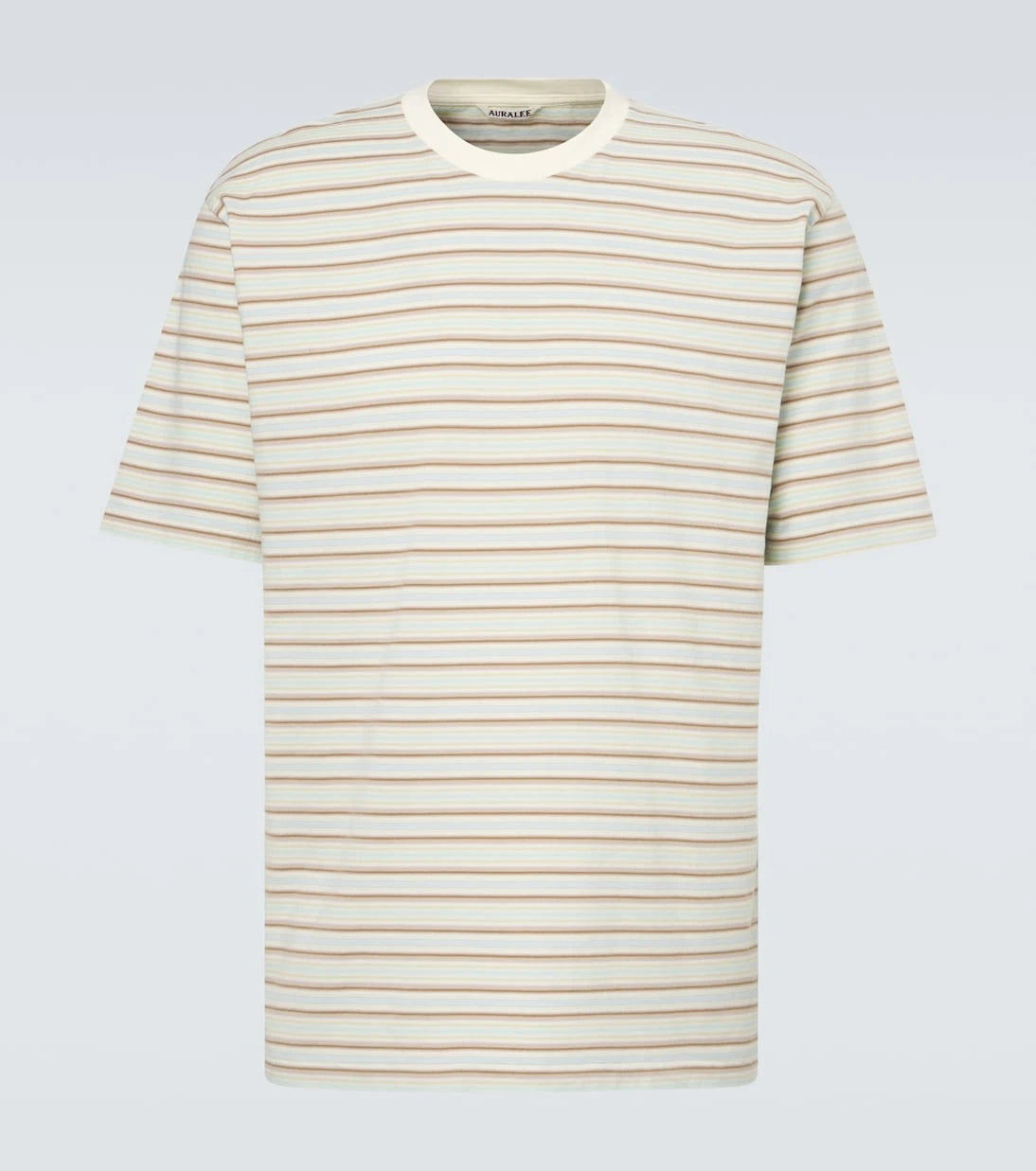 Auralee - Striped cotton jersey T-shirt