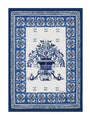 Dolce & Gabbana Casa Silk-Wool Blu Mediterraneo Throw (140cm x 180cm)