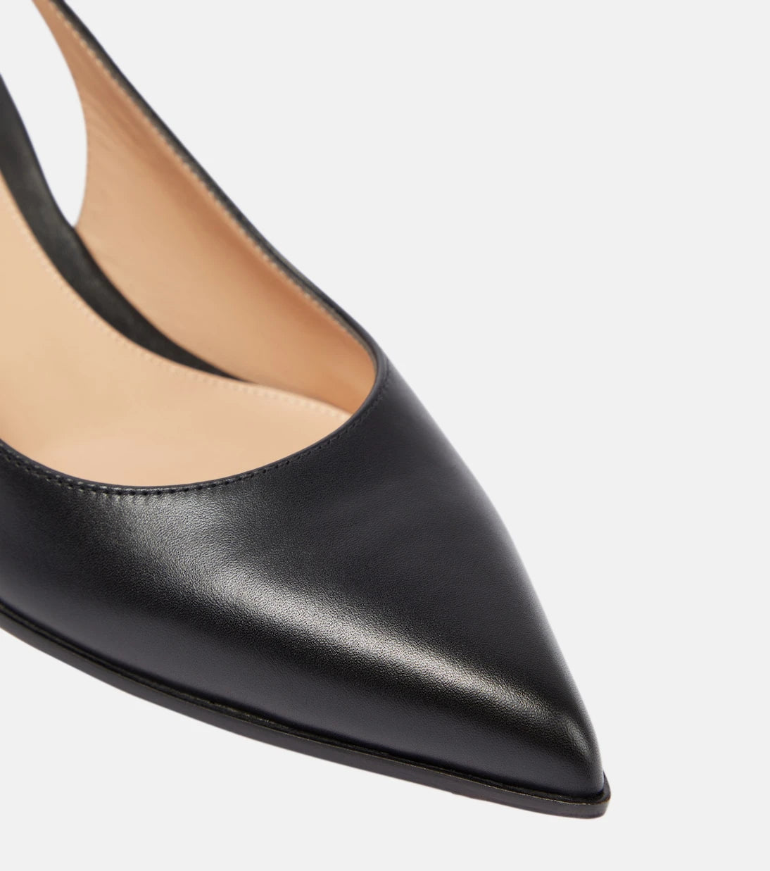 Gianvito Rossi - Piper leather slingback pumps