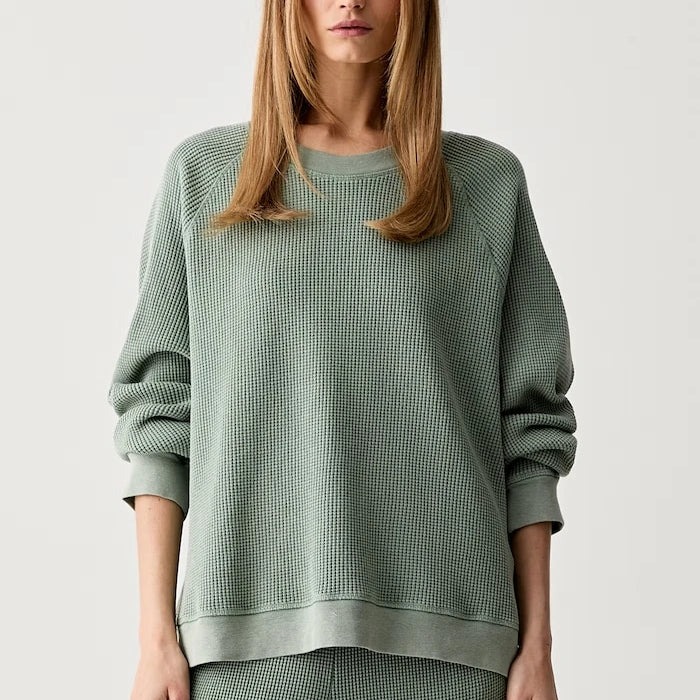 American Vintage kadın pamuklu oversize sweatshirt