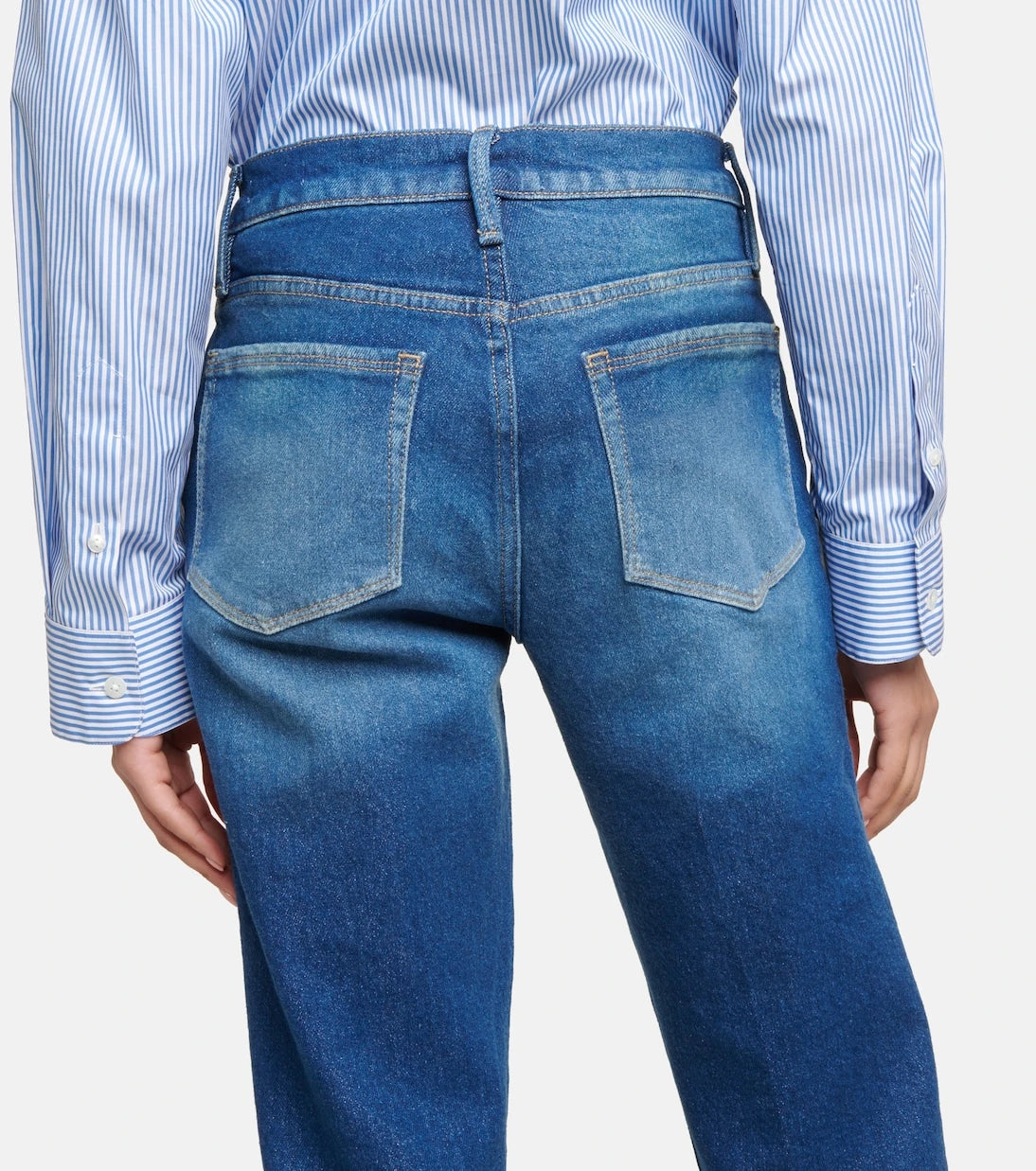 Frame - Le Nouveau mid-rise straight jeans