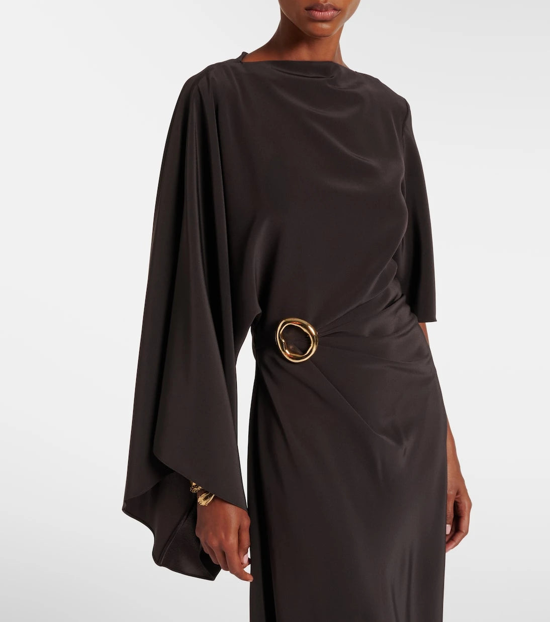 Joseph - Joya satin twill midi dress