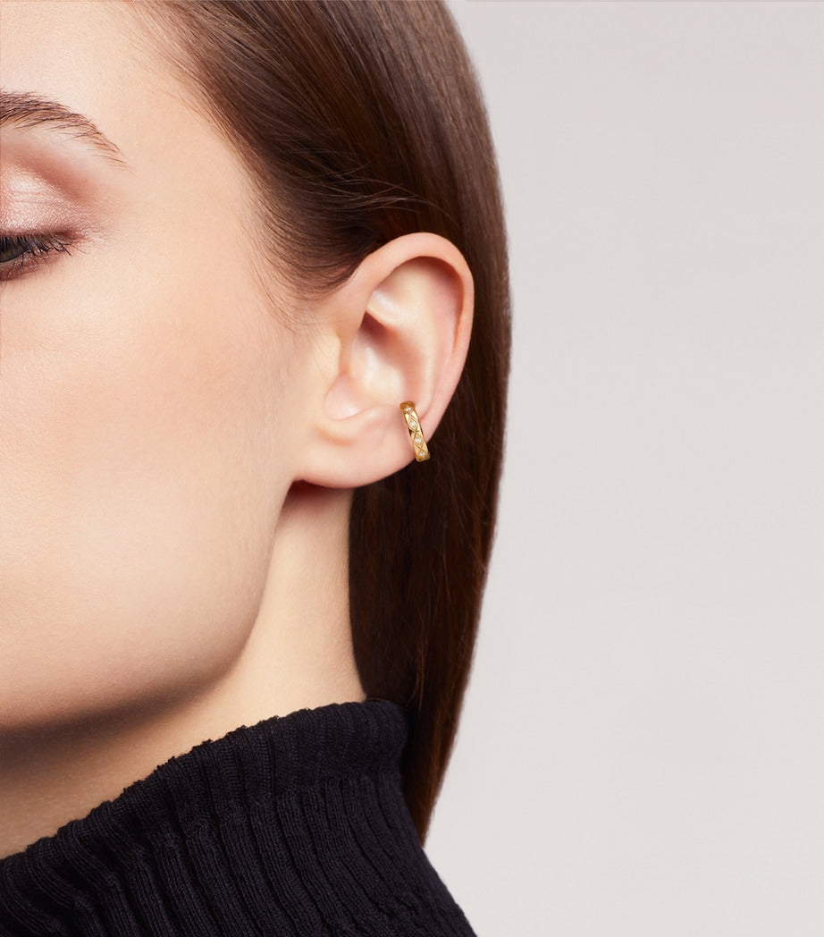 Yellow Gold and Diamond Coco Crush Single Earring