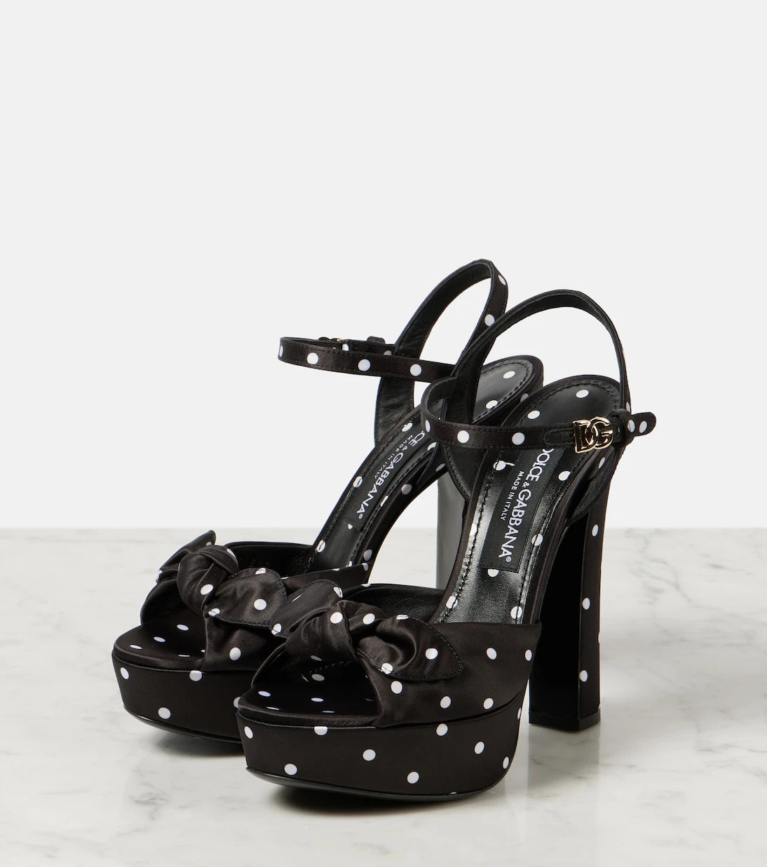 Dolce&Gabbana - Satin platform sandals