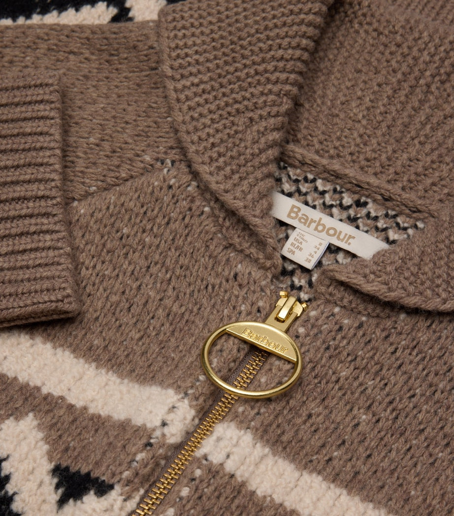 Multi Klara Zip-Up Cardigan