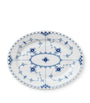 Royal Copenhagen Blue Fluted Full Lace Oval Plate (25cm)