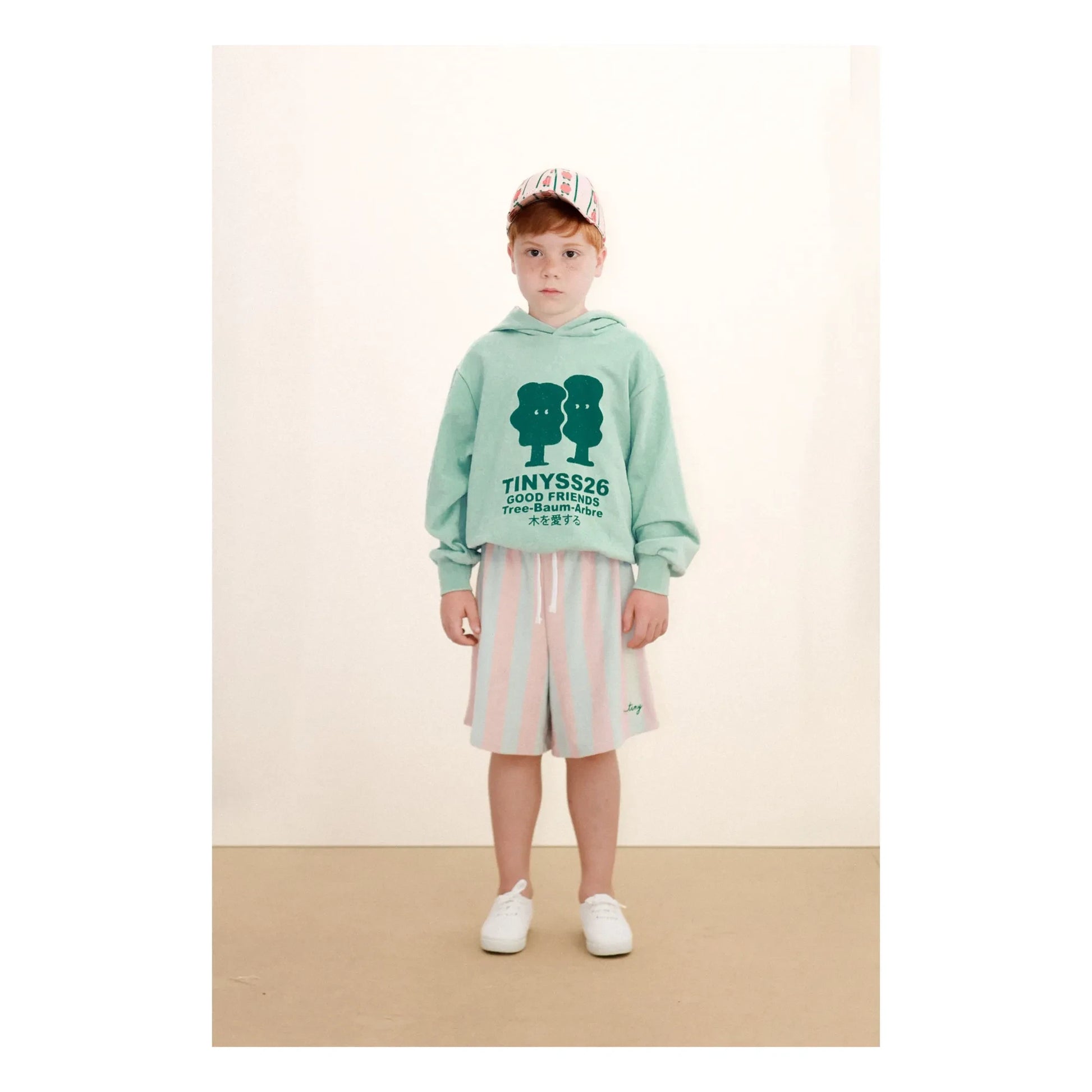 Tinycottons - Good Friends organic cotton sweatshirt | Turquoise