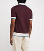 Wool-Cotton Contrast-Trim Polo Shirt