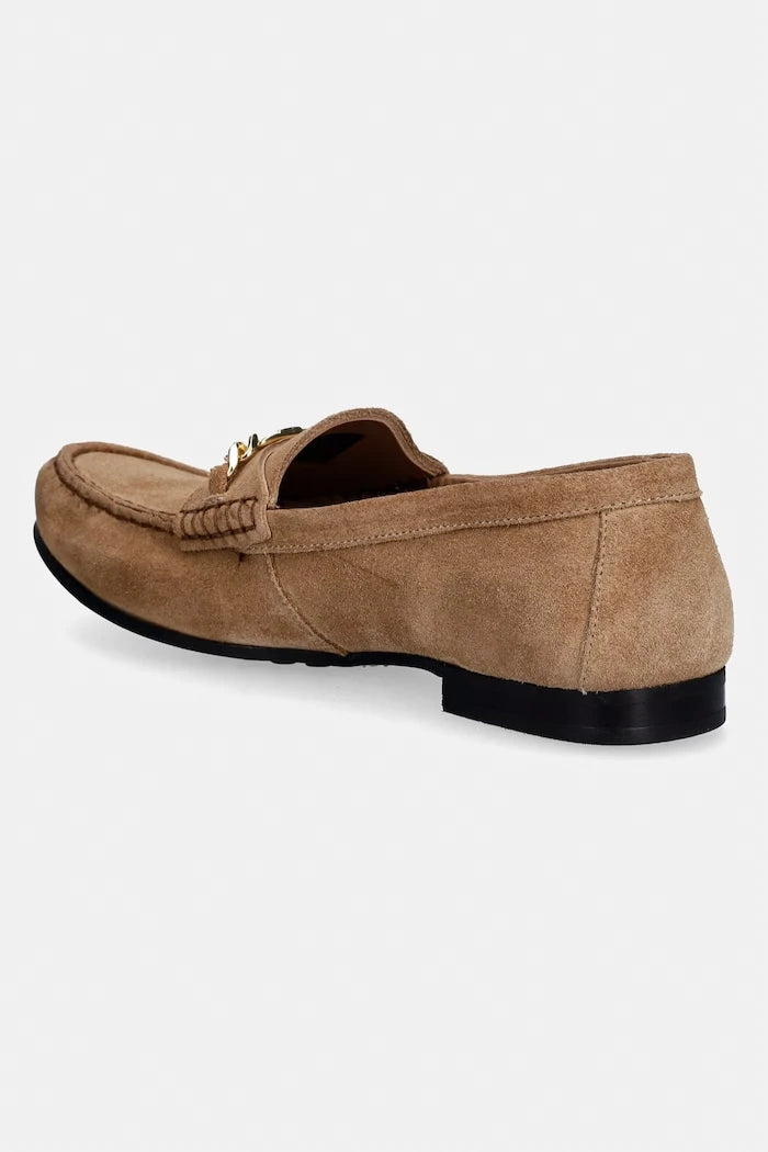 Tommy Hilfiger Kadın Süet Loafer TH CHAIN SUEDE LOAFER