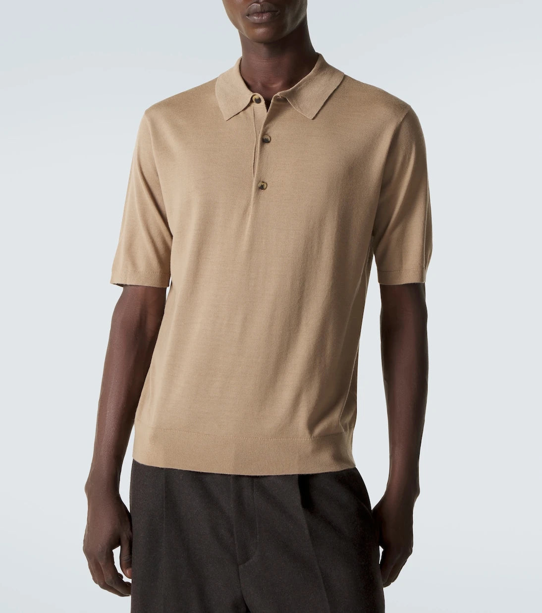 Dries Van Noten - Yünlü polo tişört