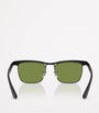 Ray-Ban Black RB3875 Wayfarer Deluxe Square Sunglasses